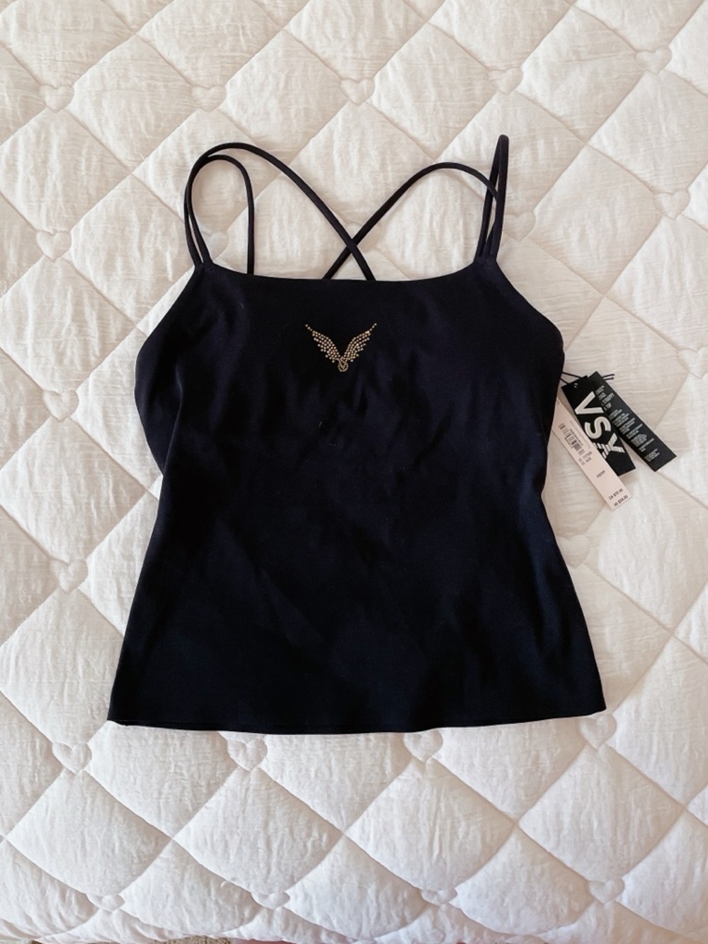 𝜗𝜚 victoria’s secret VSX elevate backstage strappy tank top 𝜗𝜚